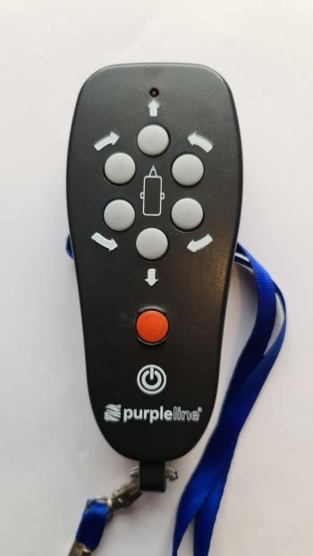 Purple line  customers remote control for repair
