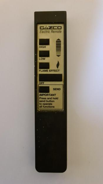Gazco  customers remote control for repair