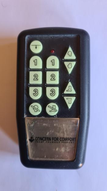 Concern for Comfort  customers remote control for repair