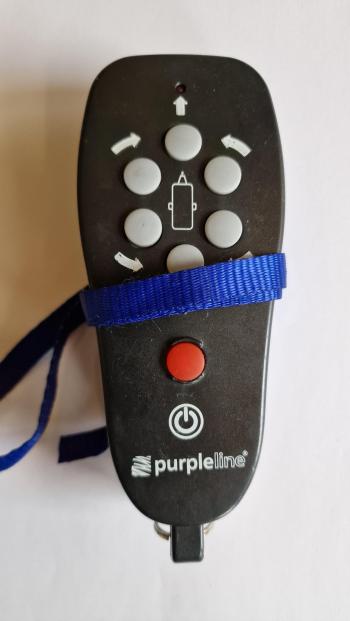Purple line  customers remote control for repair