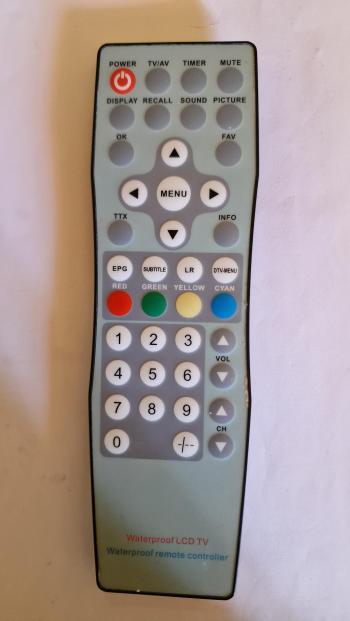 Bathroom TV  Remote Control Repair