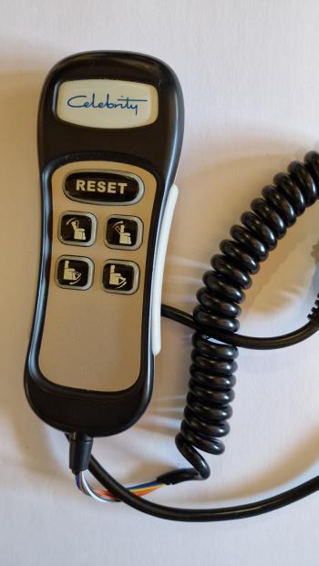 Celebrity  customers remote control for repair