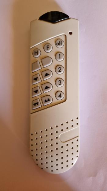 Vibradorm  customers remote control for repair