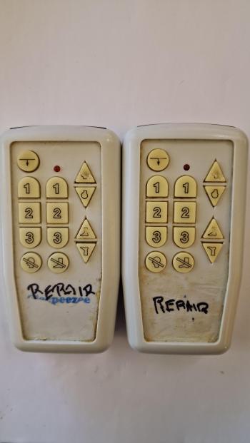 Sleepeezee  customers remote control for repair