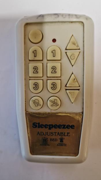 Sleepeezee  customers remote control for repair