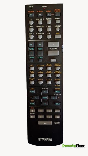 Yamaha  Rav245 customers remote control for repair