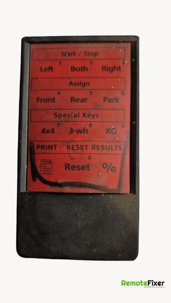 Altus  brake tester Remote Control Repair