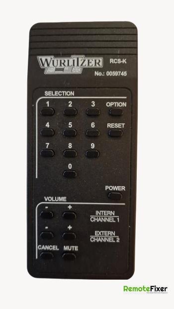 Wurlitzer RCS-K  No:0059745 Remote Control Repair