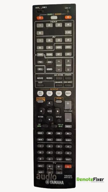 Yamaha RAV438 customers remote control for repair