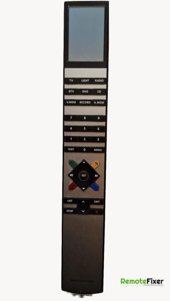 Bang and Olfusen  customers remote control for repair