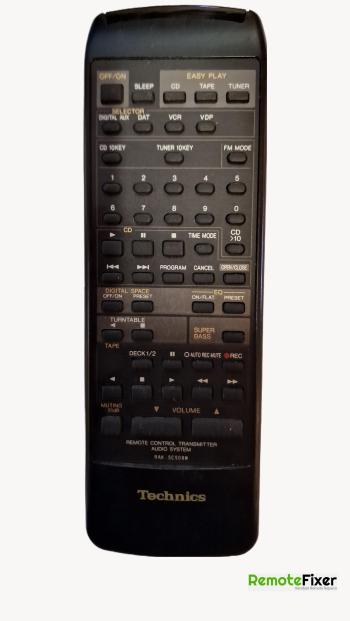 Technics  RAX-sc508w customers remote control for repair