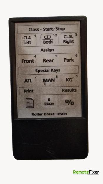 Roller Brake Tester 