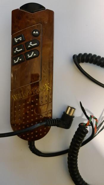 Vibradorm  customers remote control for repair