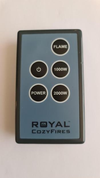 Royal Cozyfire customers remote control for repair