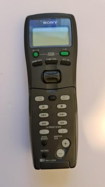 Sony  customers remote control for repair