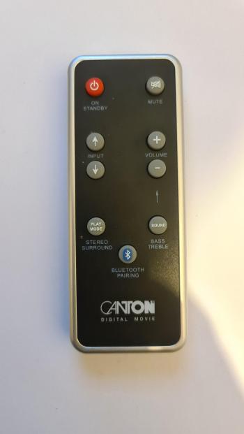 Canton Digital Movie customers remote control for repair