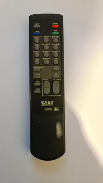 Acoustic Energy  customers remote control for repair