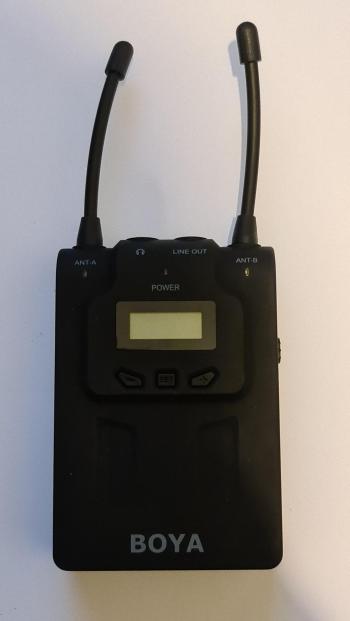 Boya Wireless Microphone customers remote control for repair