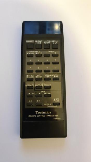 Technics EUR64753 customers remote control for repair