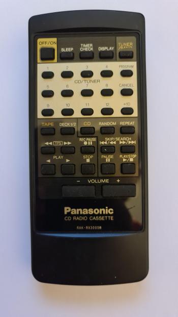 Panasonic RAK-RX3005W customers remote control for repair