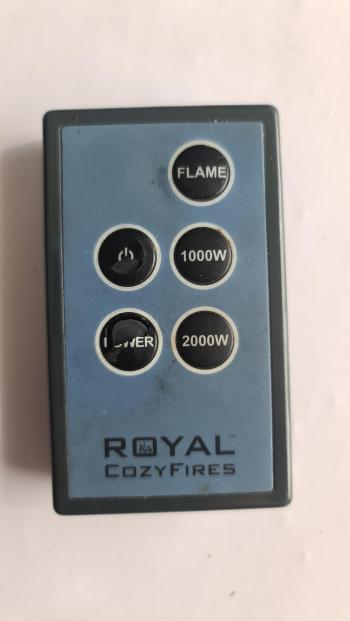 Royal Cozyfires  customers remote control for repair