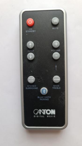 Canton DM customers remote control for repair