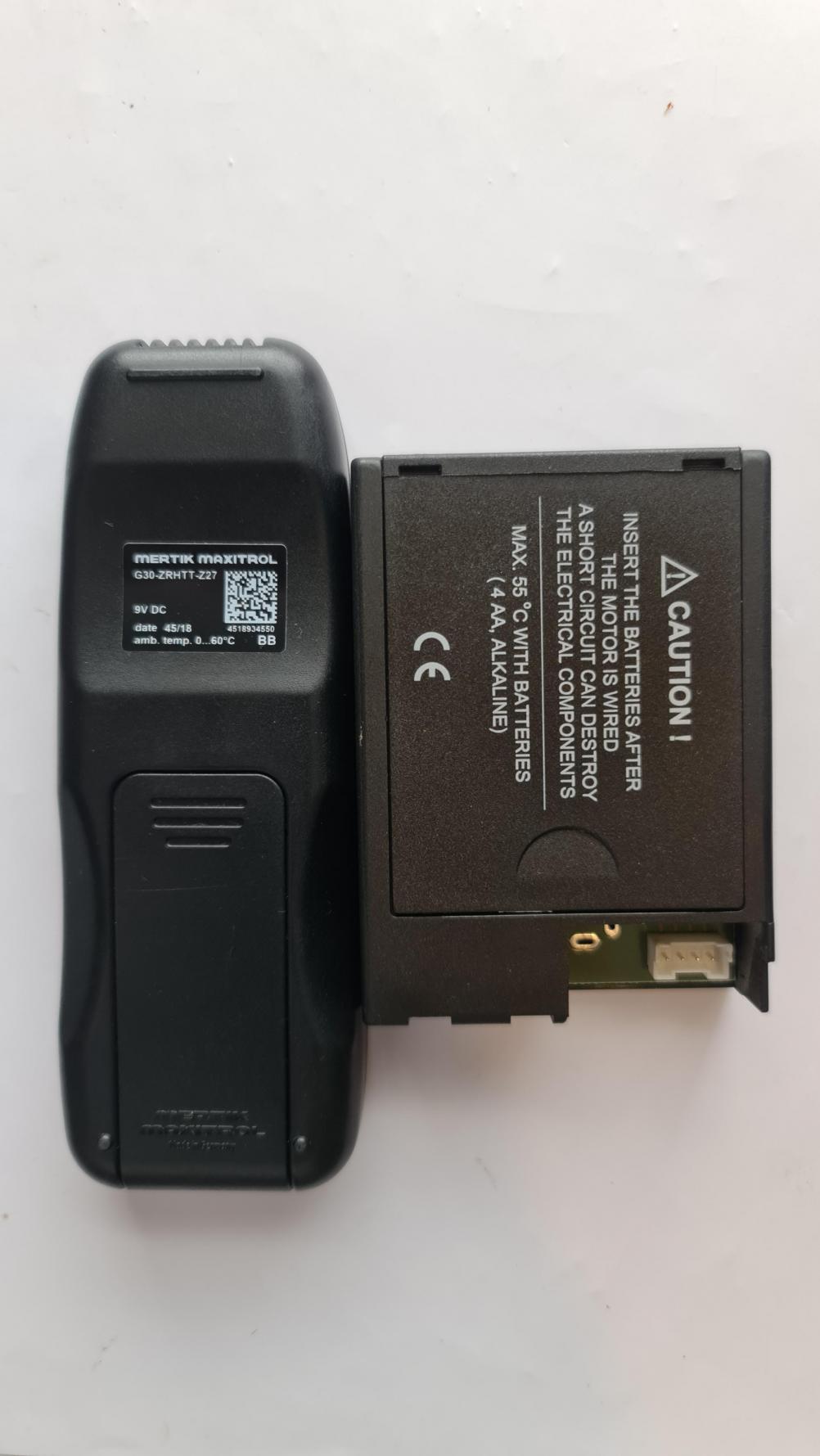 Mertik Maxitrol  G30-ZRRTTB Remote Control - Back Image