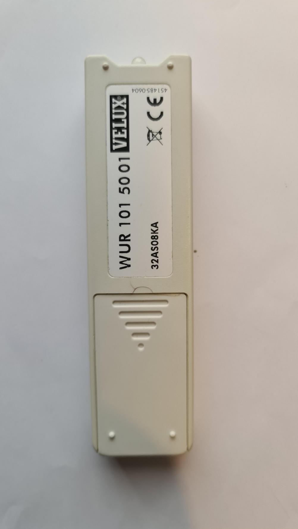 Velux  Remote Control - Back Image