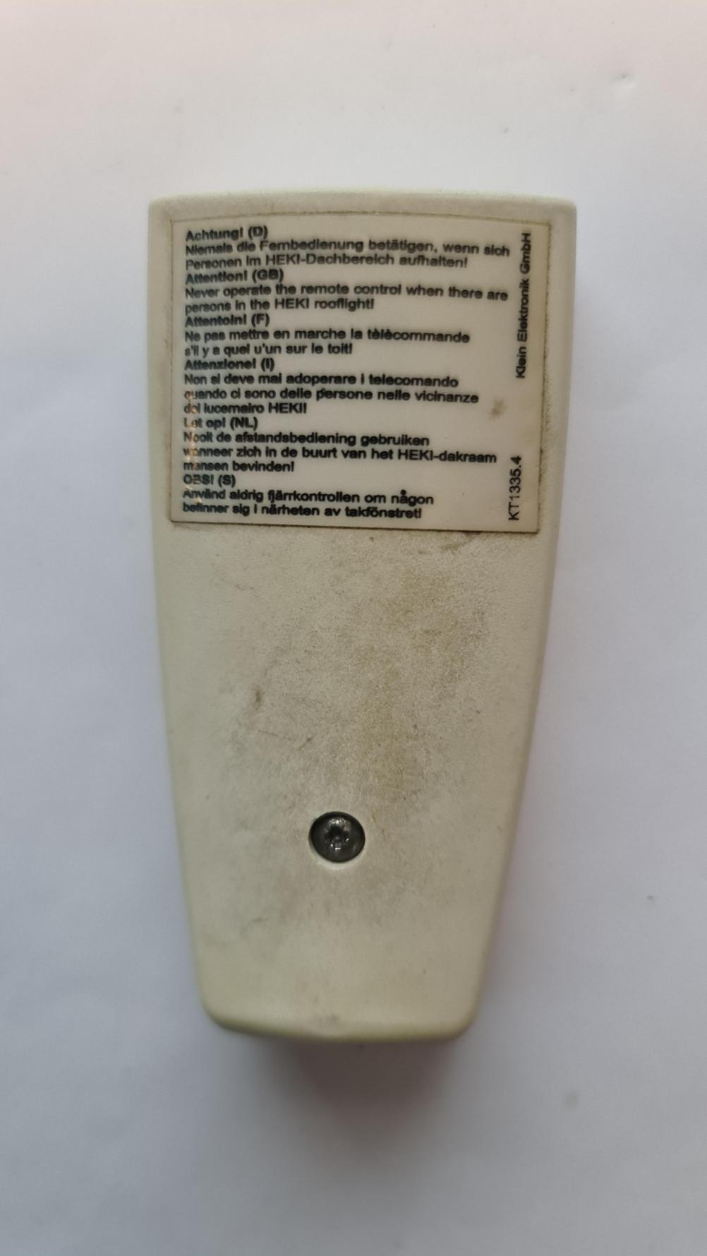 Dometic  Remote Control - Back Image