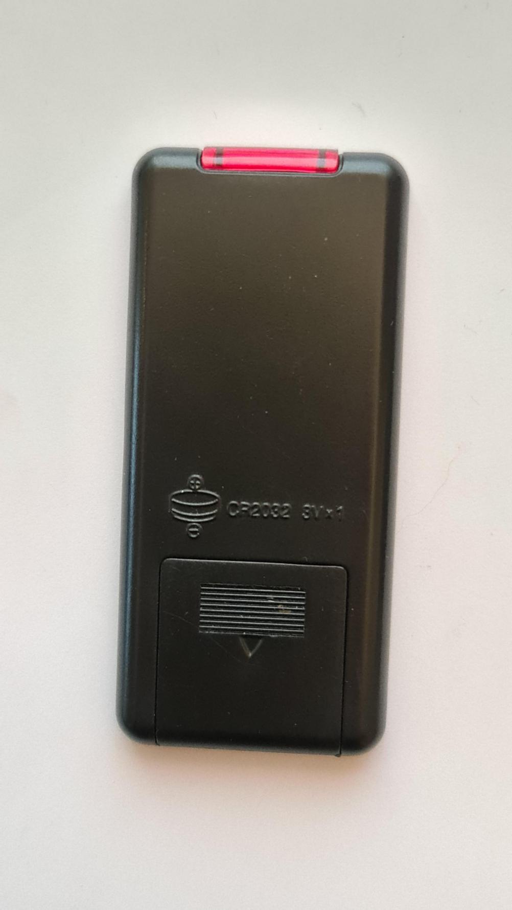 Electric Fireplace  Remote Control - Back Image