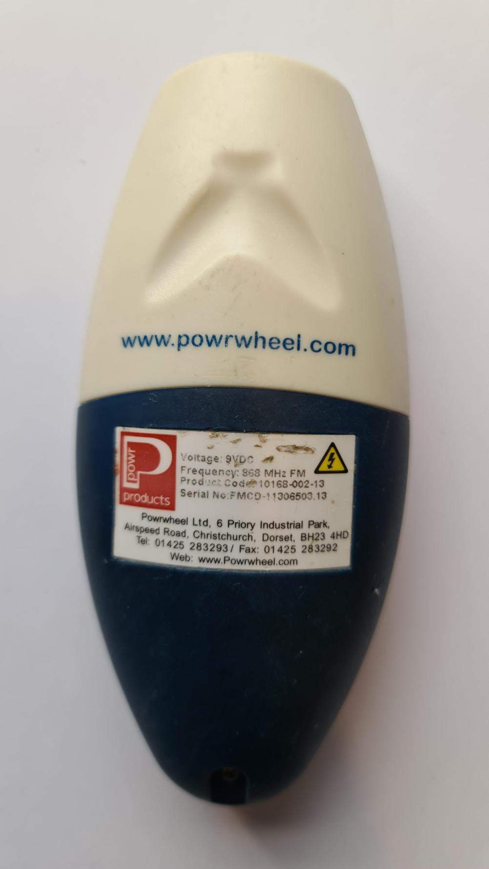 Powrtouch  Remote Control - Back Image