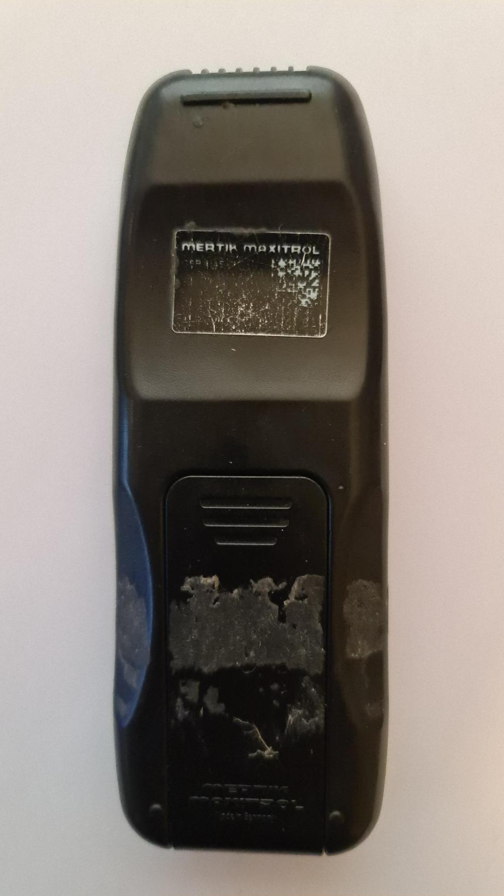 Nuflame  Remote Control - Back Image