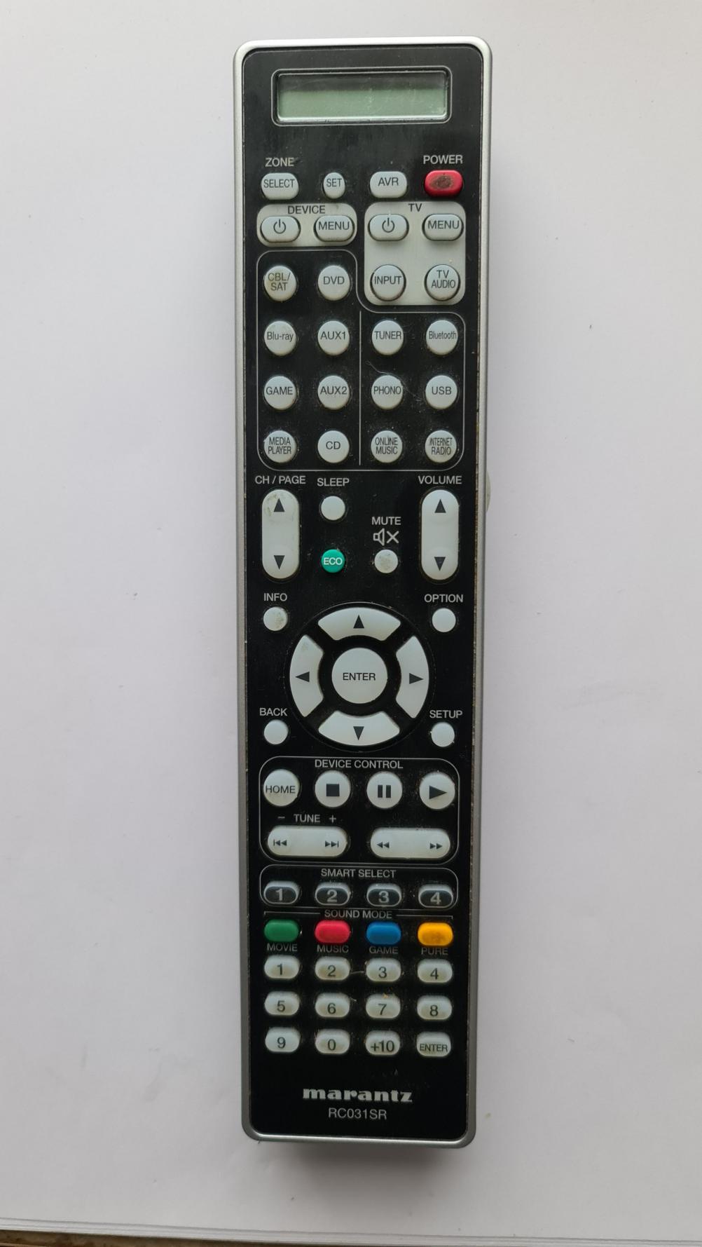 Marantz   Remote Control - Front Image