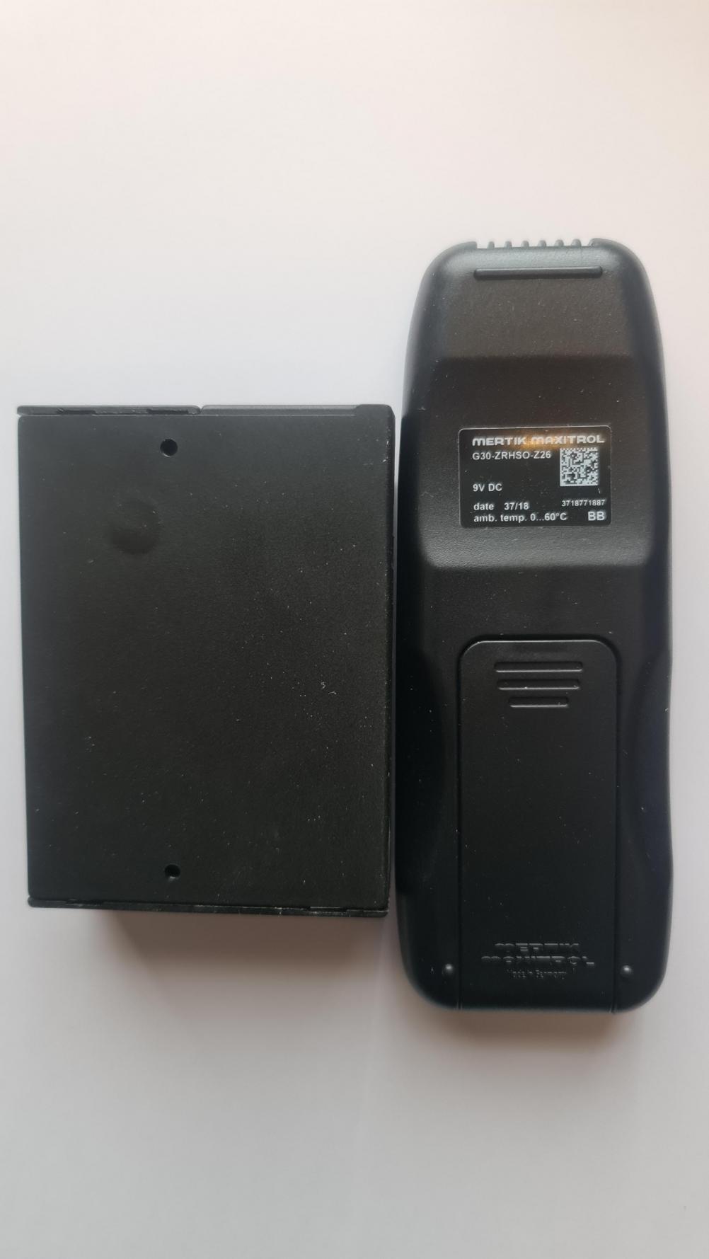 Gazco control system  Remote Control - Back Image