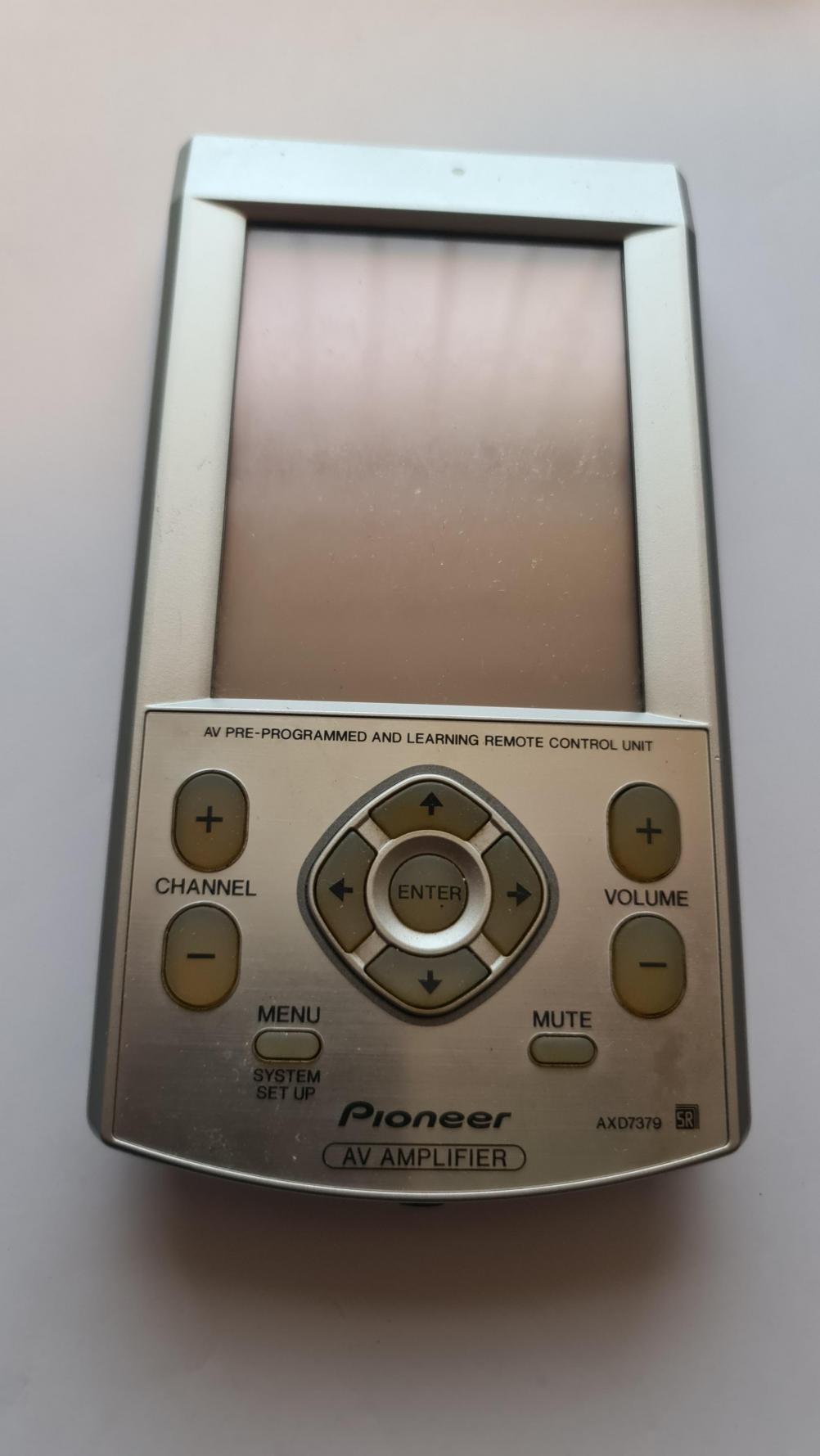 Pioneer  axd7379 Remote Control - Front Image