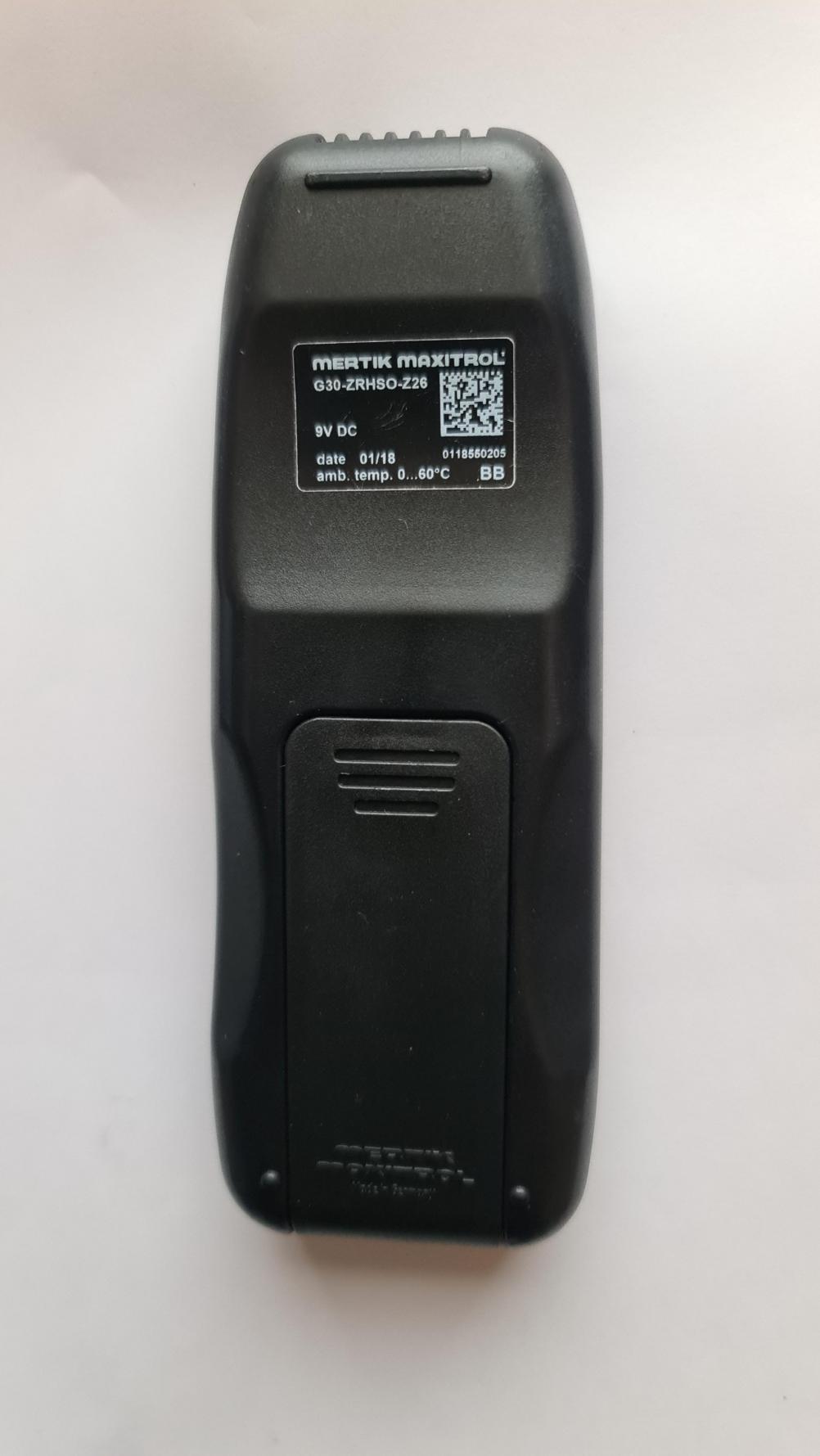 Mertik Maxitrol  Remote Control - Back Image