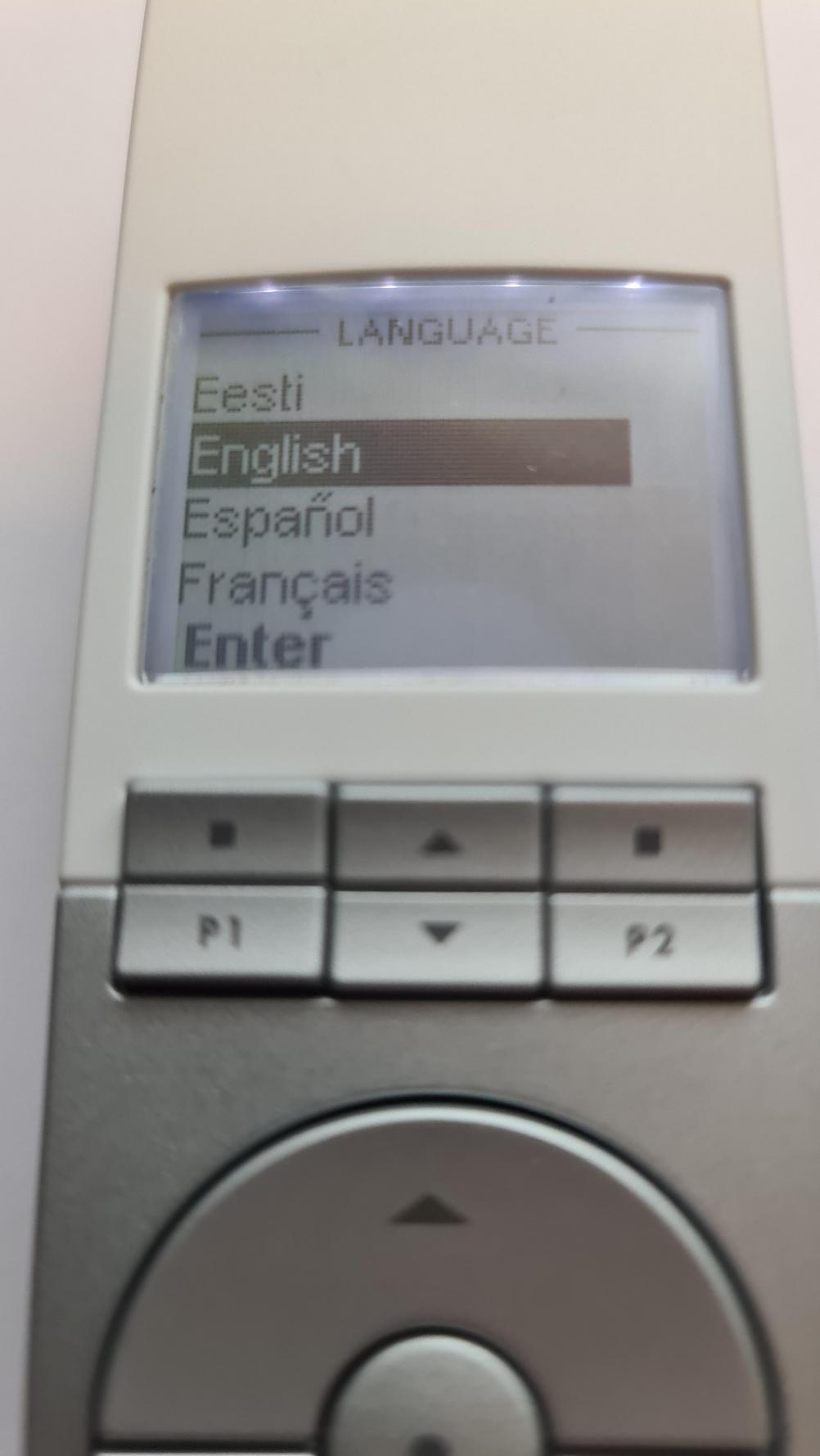 Velux  3LR A01 WW Remote Control - Inside Image
