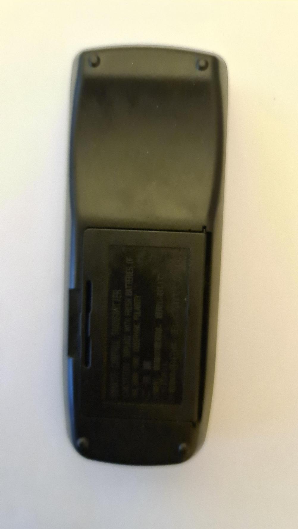 Creative labs  Remote Control - Back Image