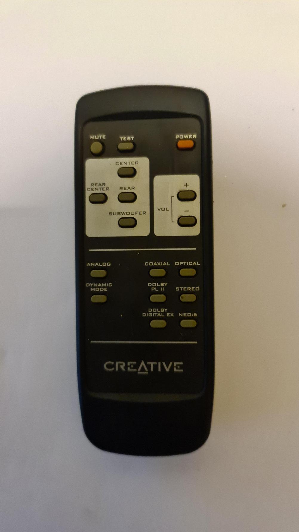 Creative labs  Remote Control - Front Image