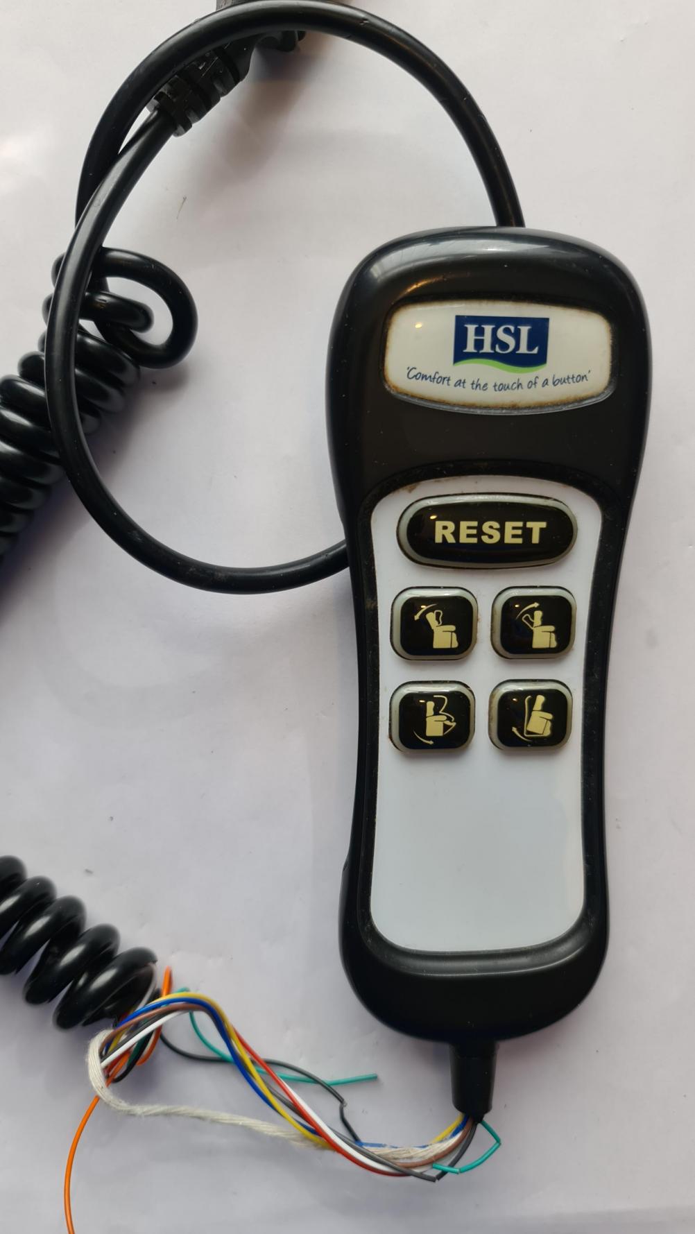 HSL recliner  Remote Control - Front Image