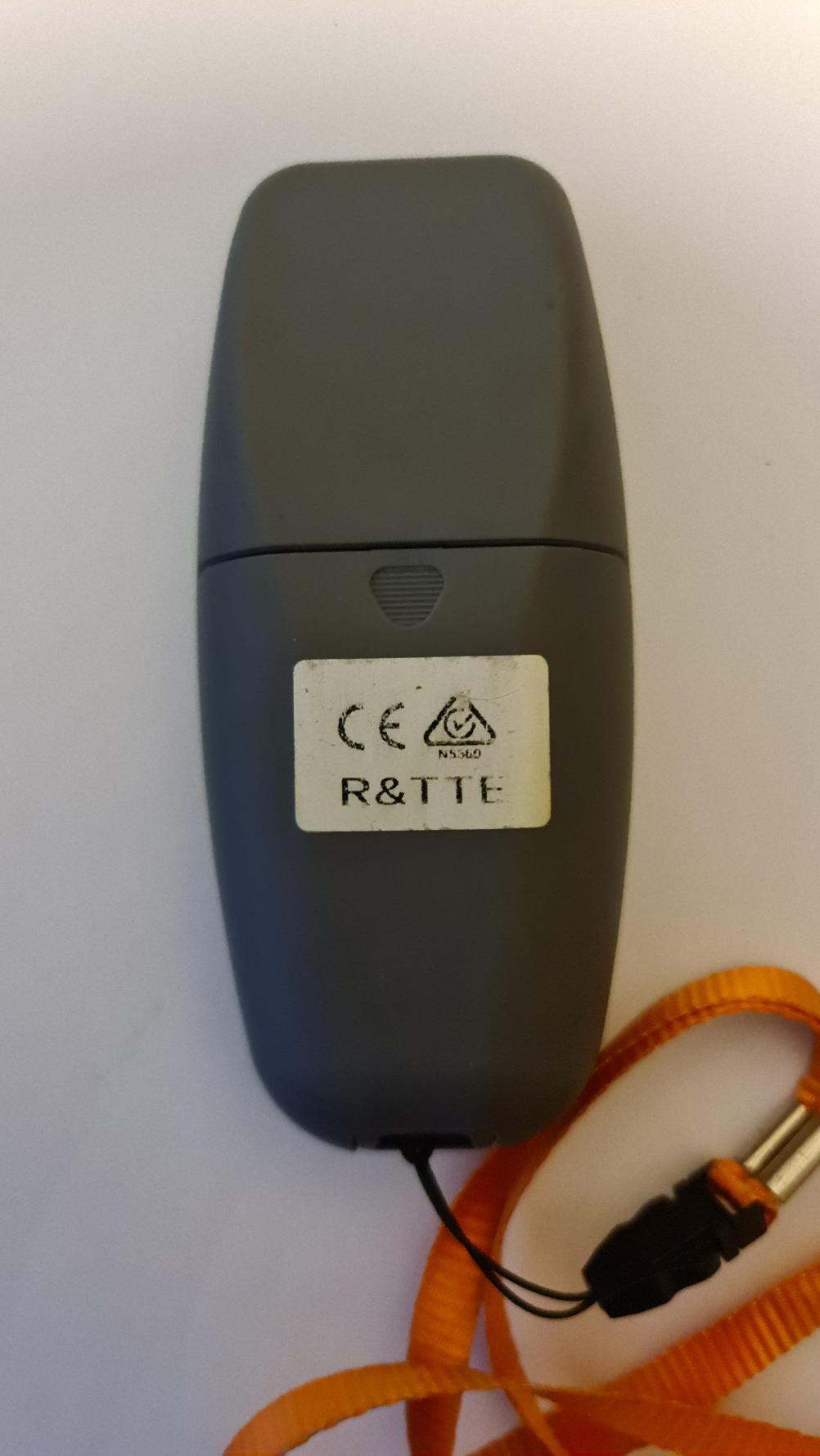 Quattro  Remote Control - Back Image