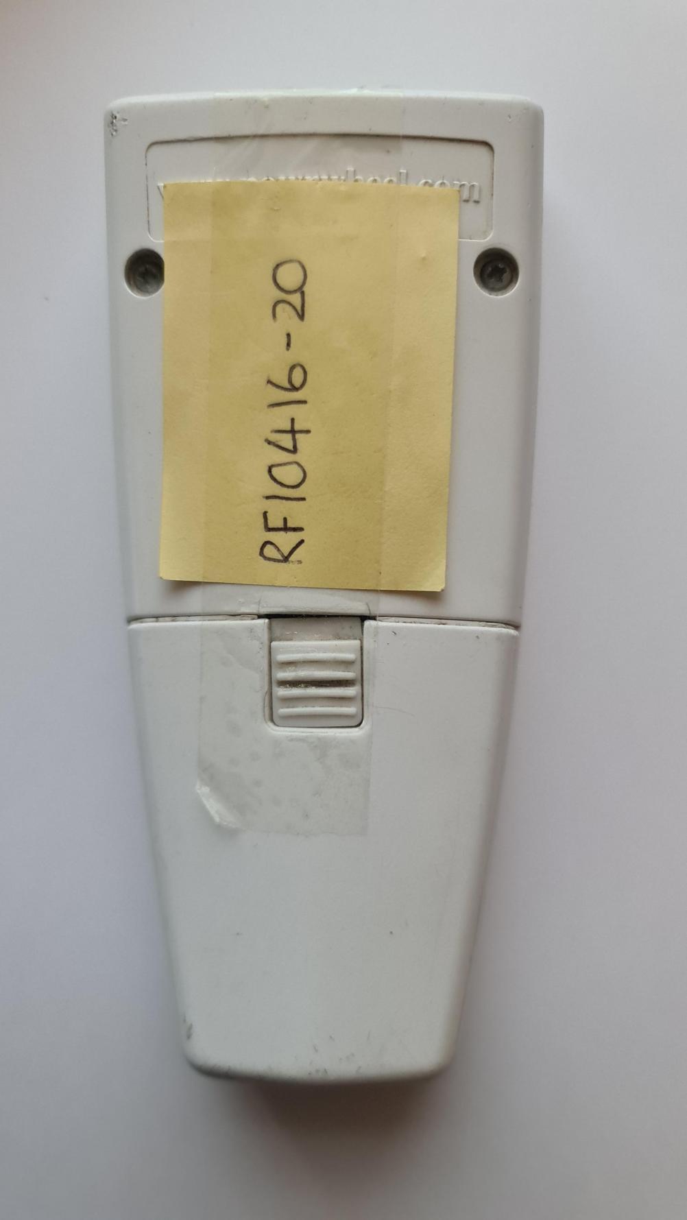 Powrtouch  Remote Control - Back Image