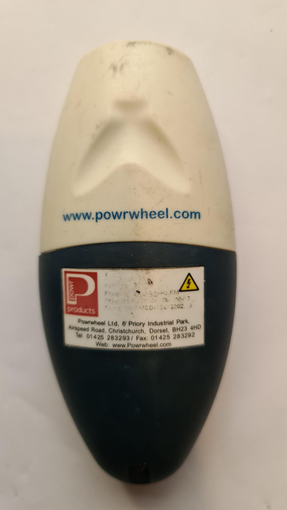 Powr product   Remote Control - Back Image