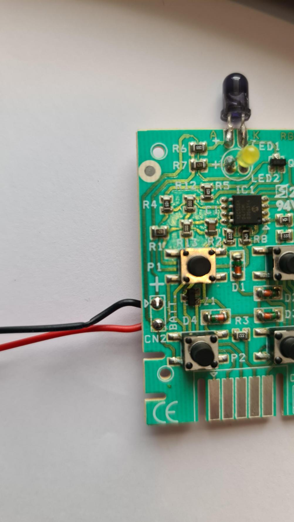 Nuflame Remote Control - Inside Image