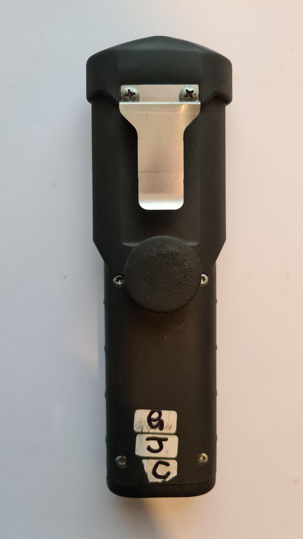 Black play detector  Remote Control - Back Image