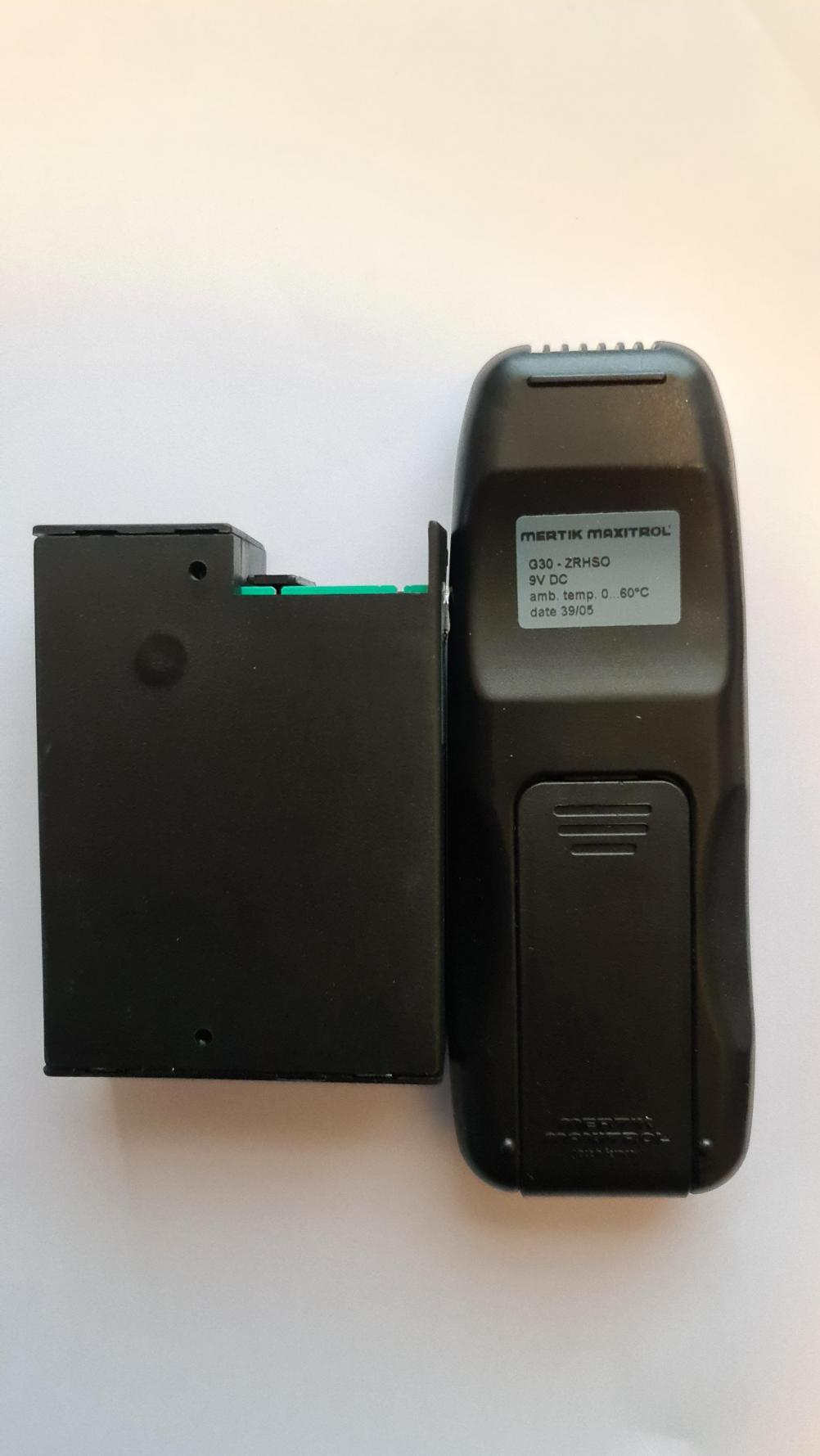 Mertik Maxitrol  G30-ZRRS Remote Control - Back Image