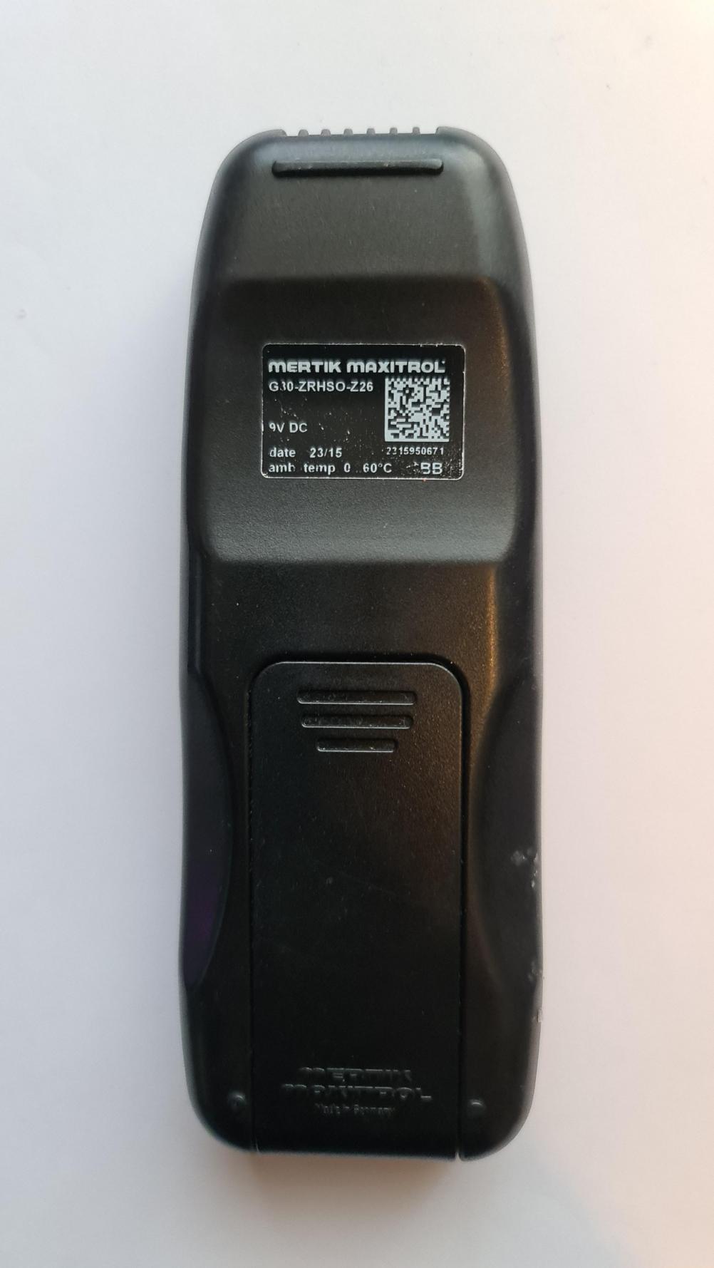 Mertik Macitrol  G30-zrhso-z26 Remote Control - Back Image