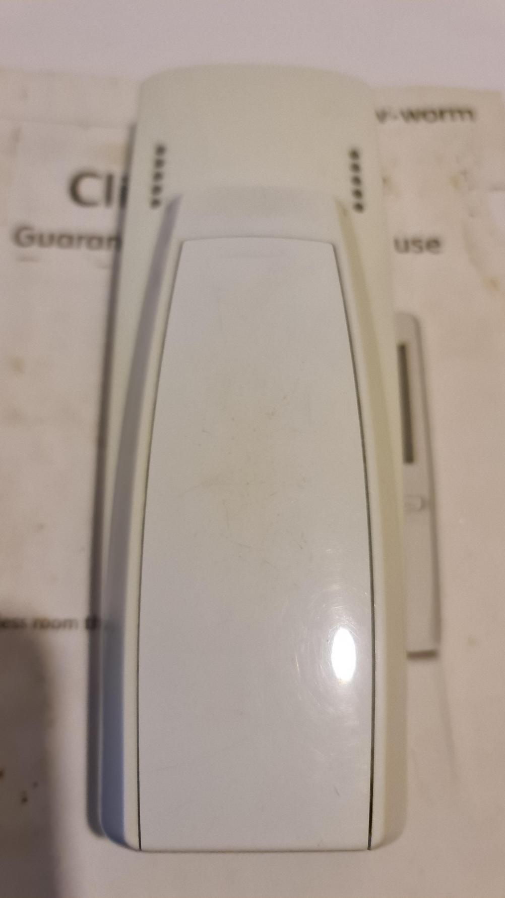 CLIMAPRO 2  Remote Control - Back Image