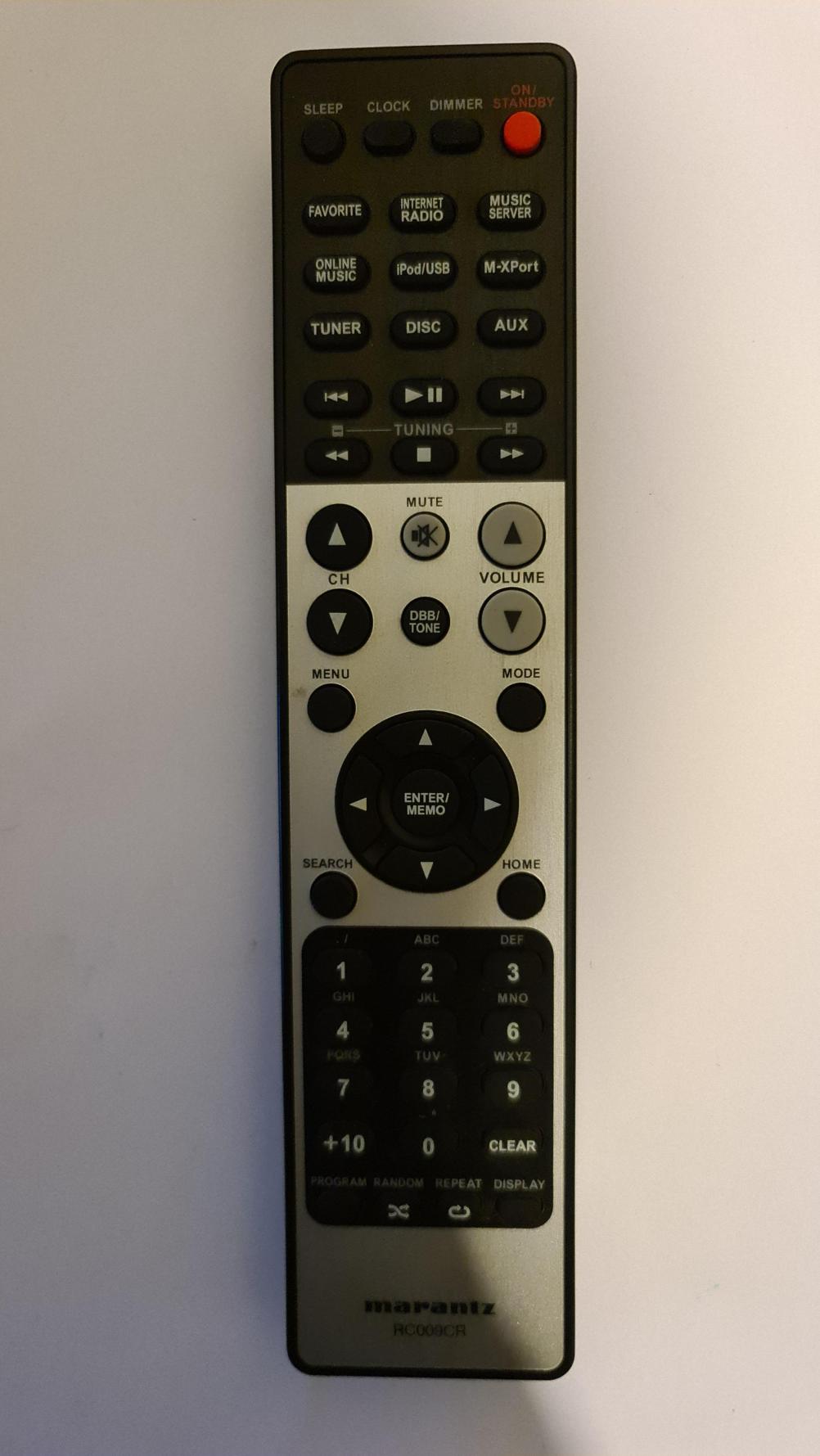 Marantz  RC009CR Remote Control - Front Image