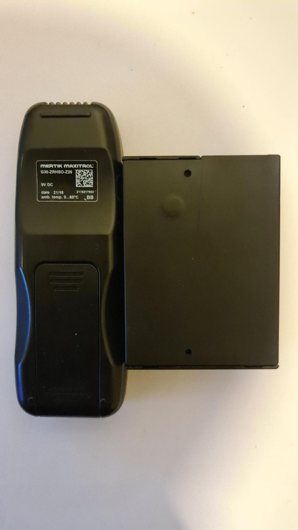 Merrick maxitrol  G30 zrrsb  Remote Control - Back Image